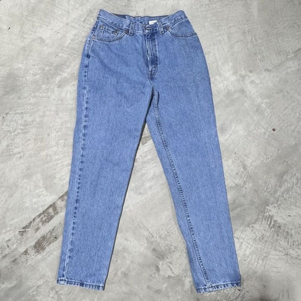 Vintage Levis 512 Jeans Womens 11 Jr S Slim Fit Tapered Made in USA Light Wash